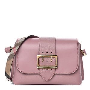 Burberry Buckle Leather Handbag
